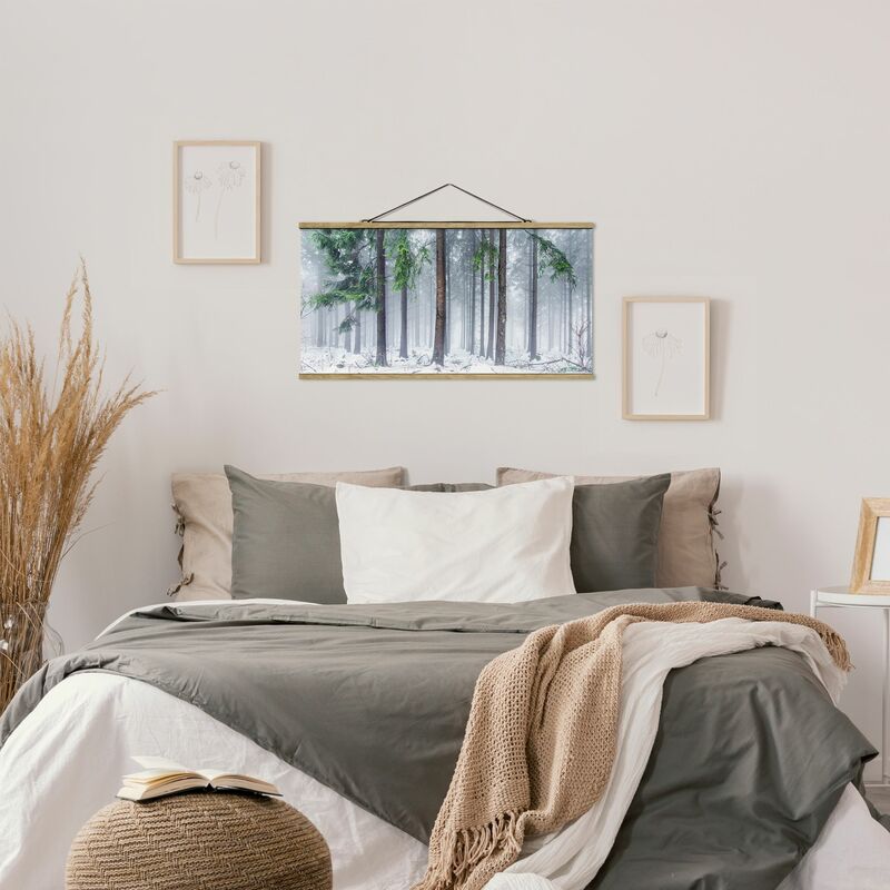 

Imagen de tela - Conifers In Winter - Apaisado 1:2 Dimensión LxA: 50cm x 100cm