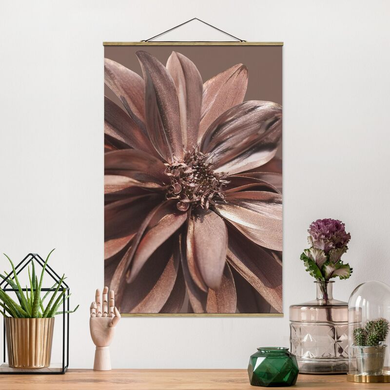 

Imagen de tela - Copper Golden Dahlia Dream - Alto 3:2 Dimensión LxA: 75cm x 50cm