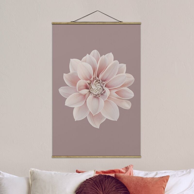 

Imagen de tela - Dahlia Flower Lavender White Pink - Alto 3:2 Dimensión LxA: 120cm x 80cm