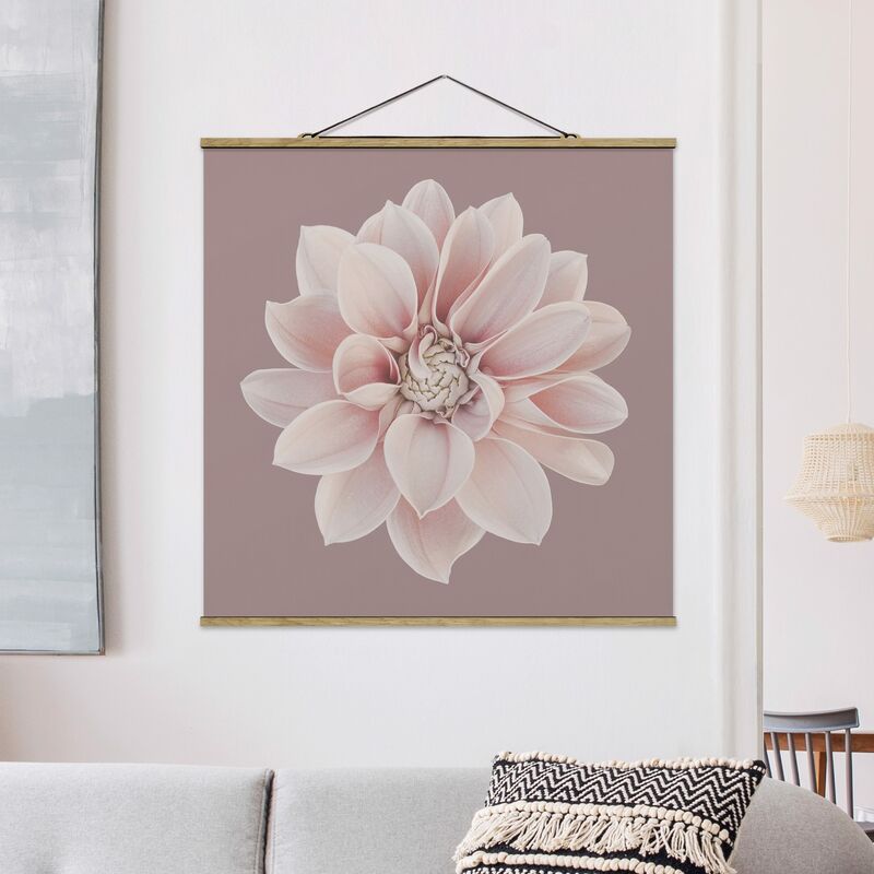 

Imagen de tela - Dahlia Flower Lavender White Pink - Cuadrado 1:1 Dimensión LxA: 50cm x 50cm