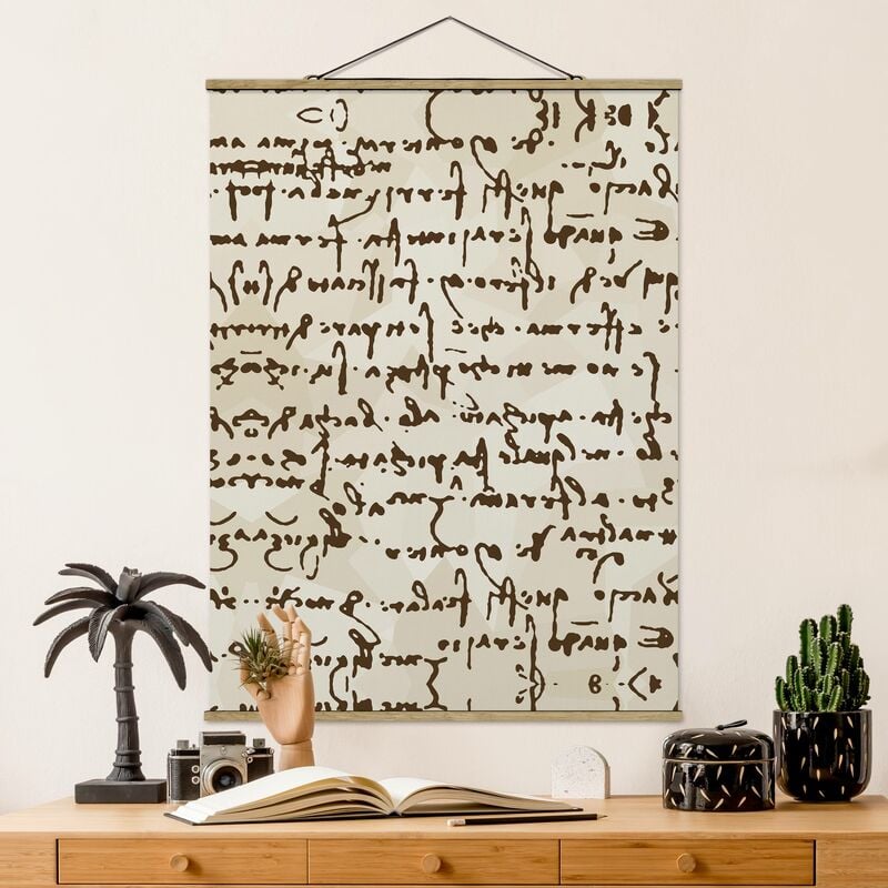 

Imagen de tela - Da Vinci Manuscript - Alto 4:3 Dimensión LxA: 133.5cm x 100cm