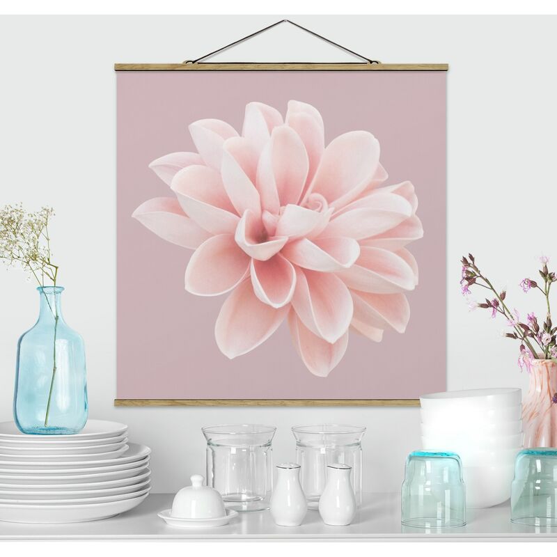 

Imagen de tela - Dahlia Flower Lavender Pink White - Cuadrado 1:1 Dimensión LxA: 100cm x 100cm