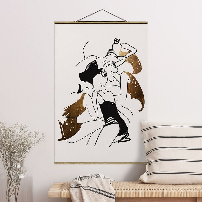 

Imagen de tela - Dancers Gold - Alto 3:2 Dimensión LxA: 150cm x 100cm