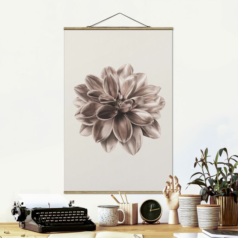 

Imagen de tela - Dahlia Bronze Metallic Beige Centered - Alto 3:2 Dimensión LxA: 120cm x 80cm