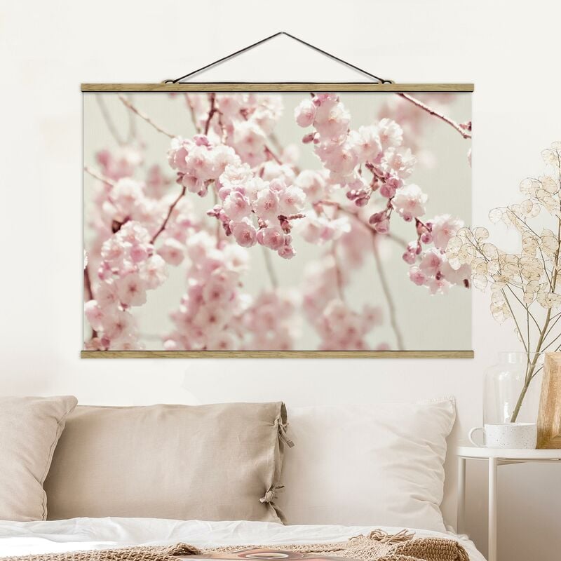 

Imagen de tela - Dancing Cherry Blossoms - Apaisado 2:3 Dimensión LxA: 66.5cm x 100cm