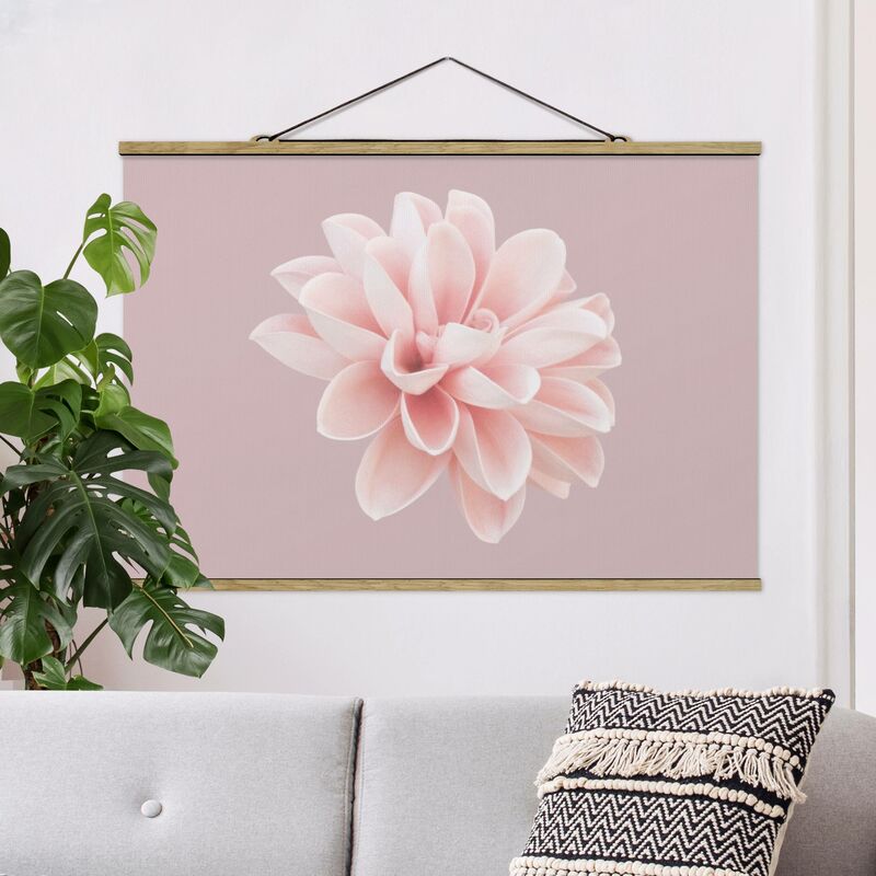 

Imagen de tela - Dahlia Flower Lavender Pink White - Apaisado 2:3 Dimensión LxA: 23.5cm x 35cm