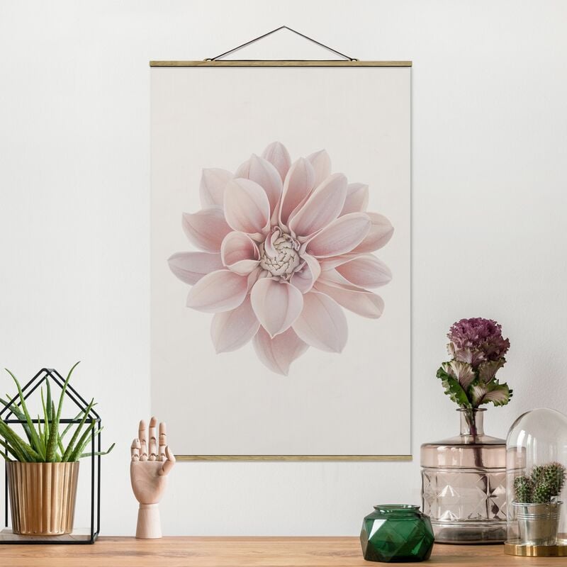 

Imagen de tela - Dahlia Flower Pastel White Pink - Alto 3:2 Dimensión LxA: 150cm x 100cm