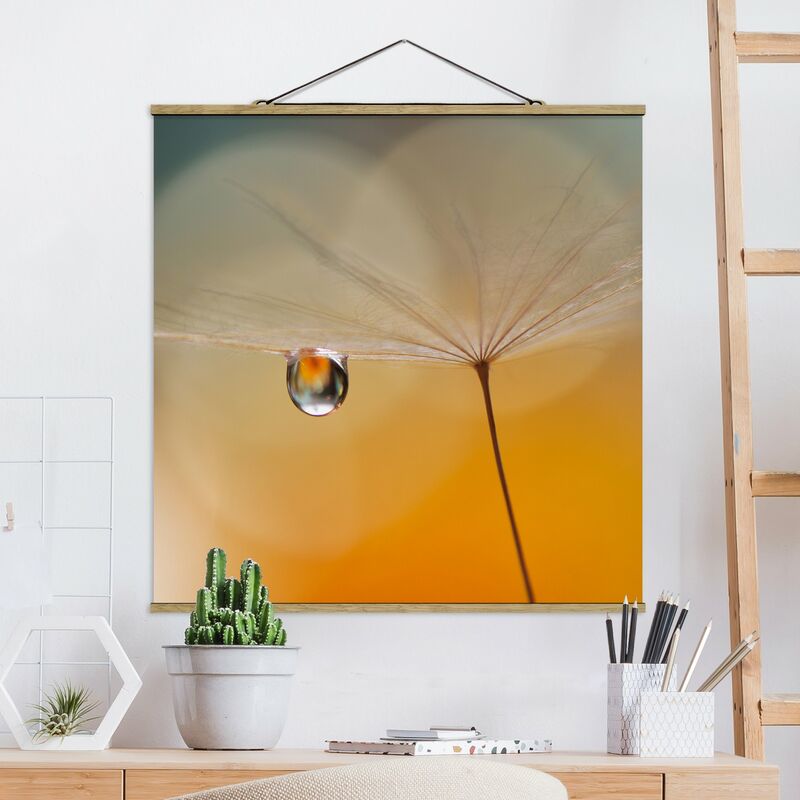 

Imagen de tela - Dandelion In Orange - Cuadrado 1:1 Dimensión LxA: 100cm x 100cm