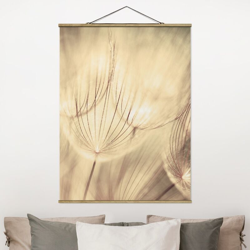 

Imagen de tela - Dandelions Close-Up In Sepia Tones Homely - Alto 4:3 Dimensión LxA: 46.5cm x 35cm