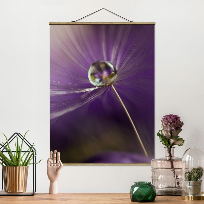 

Imagen de tela - Dandelion In Violet - Alto 4:3 Dimensión LxA: 46.5cm x 35cm