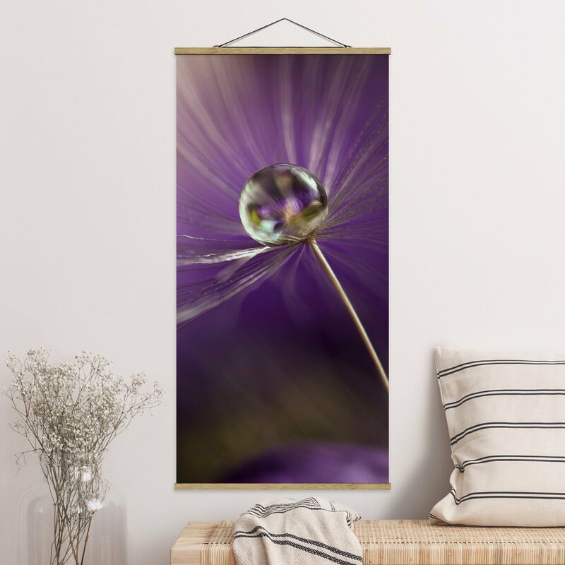 

Imagen de tela - Dandelion In Violet - Alto 2:1 Dimensión LxA: 100cm x 50cm