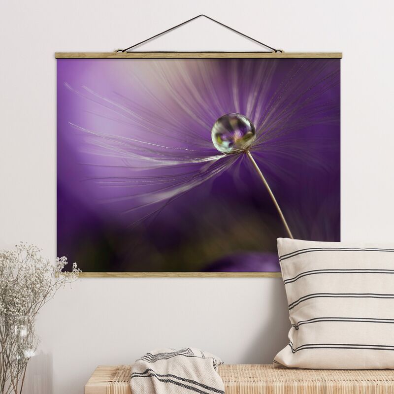 

Imagen de tela - Dandelion In Violet - Apaisado 3:4 Dimensión LxA: 60cm x 80cm