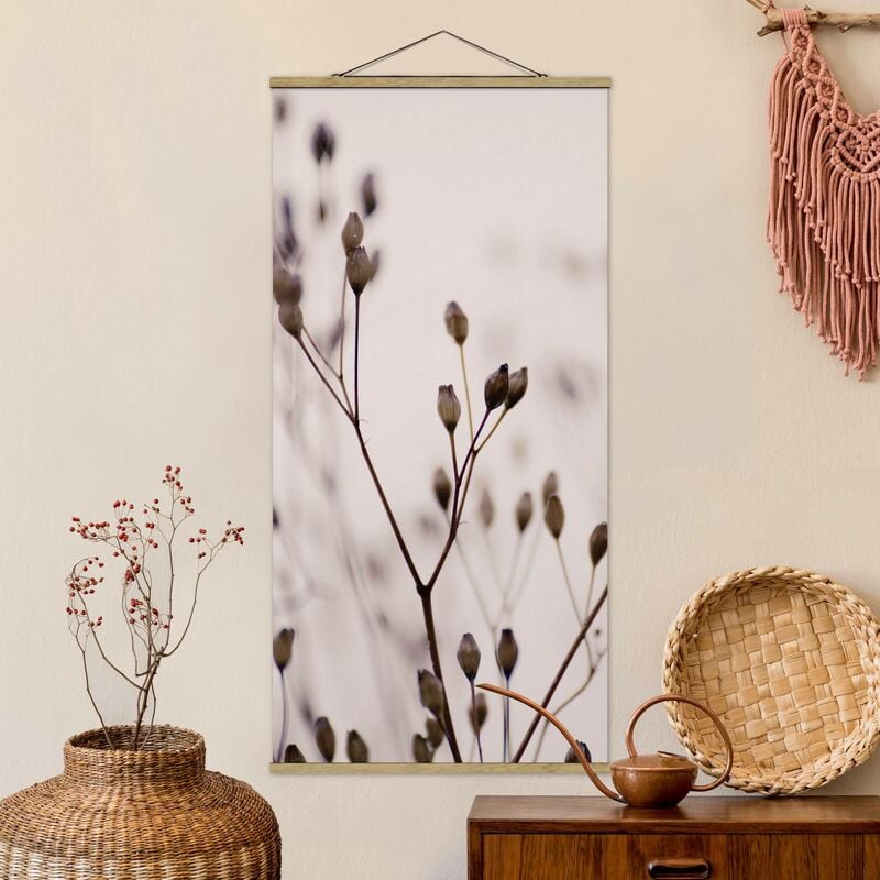 

Imagen de tela - Dark Buds On Wild Flower Twig - Alto 2:1 Dimensión LxA: 100cm x 50cm