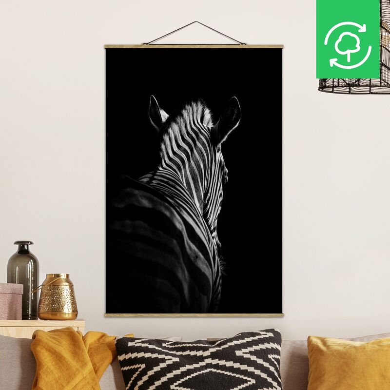 

Imagen de tela - Dark Zebra Silhouette - Alto 3:2 Dimensión LxA: 52.5cm x 35cm