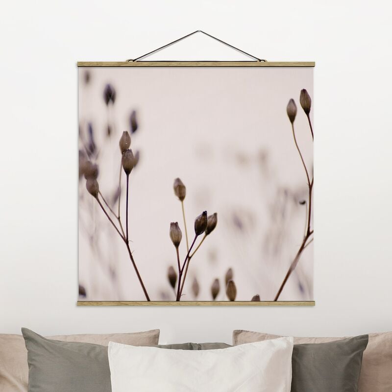 

Imagen de tela - Dark Buds On Wild Flower Twig - Cuadrado 1:1 Dimensión LxA: 80cm x 80cm
