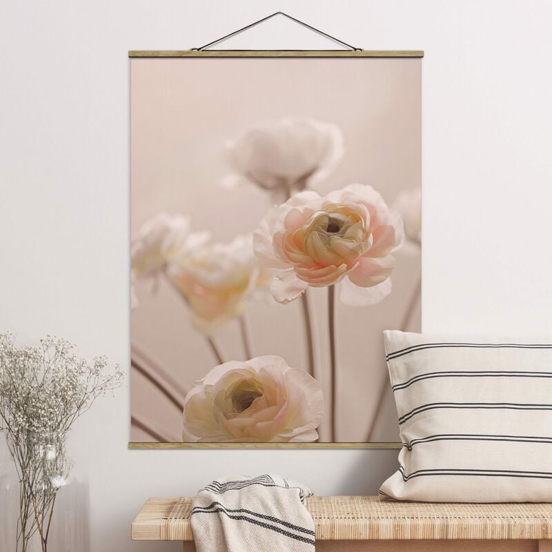 

Imagen de tela - Delicate Bouquet Of Light Pink Flowers - Alto 4:3 Dimensión LxA: 66.4cm x 50cm