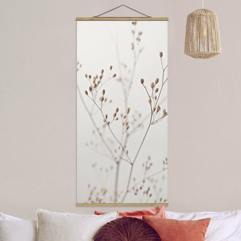

Imagen de tela - Delicate Buds On A Wildflower Stem - Alto 2:1 Dimensión LxA: 100cm x 50cm