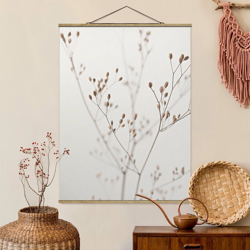 

Imagen de tela - Delicate Buds On A Wildflower Stem - Alto 4:3 Dimensión LxA: 66.4cm x 50cm