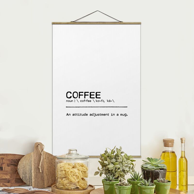 

Imagen de tela - Definition Coffee Attitude - Alto 3:2 Dimensión LxA: 150cm x 100cm