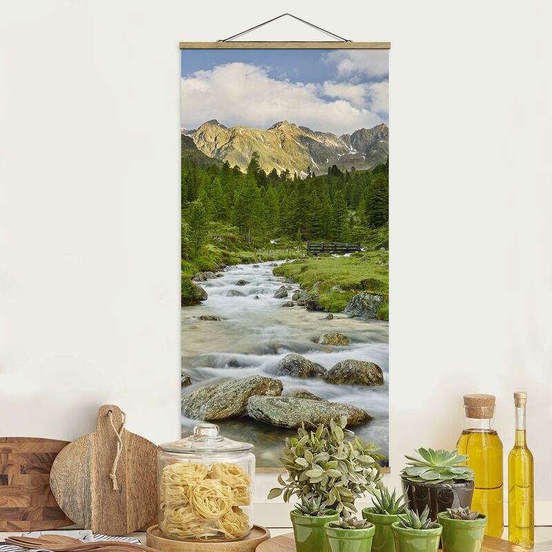 

Bilderwelten - Imagen de tela - Debanttal National Park Hohe Tauern - Alto 2:1 Dimensión LxA: 70cm x 35cm