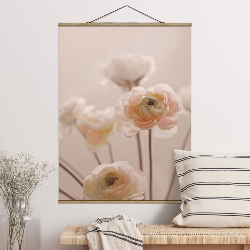 

Imagen de tela - Delicate Bouquet Of Light Pink Flowers - Alto 4:3 Dimensión LxA: 133.5cm x 100cm