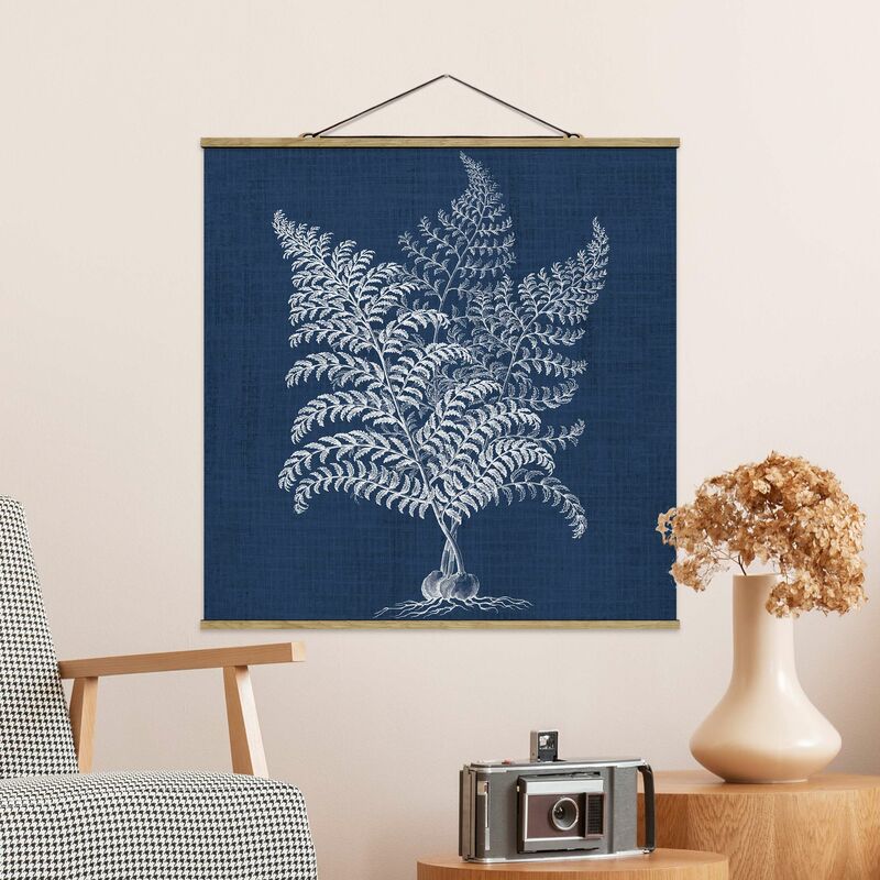 

Imagen de tela - Denim Plants Study VI - Cuadrado 1:1 Dimensión LxA: 80cm x 80cm