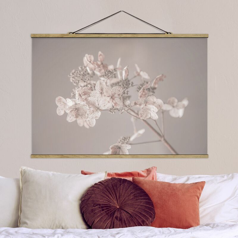 

Imagen de tela - Delicate White Hydrangea - Apaisado 2:3 Dimensión LxA: 66.5cm x 100cm