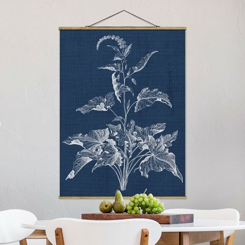 

Imagen de tela - Denim Plant Study II - Alto 4:3 Dimensión LxA: 66.4cm x 50cm