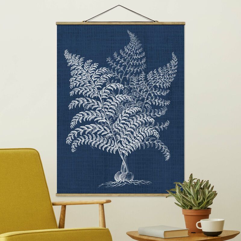 

Imagen de tela - Denim Plants Study VI - Alto 4:3 Dimensión LxA: 106.5cm x 80cm