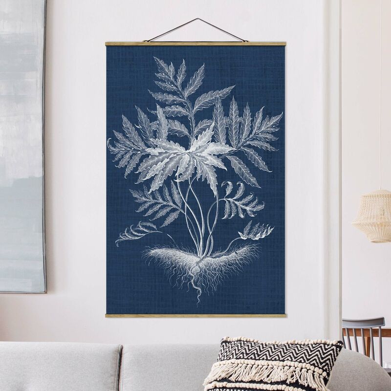 

Imagen de tela - Denim Plant Study IV - Alto 3:2 Dimensión LxA: 120cm x 80cm