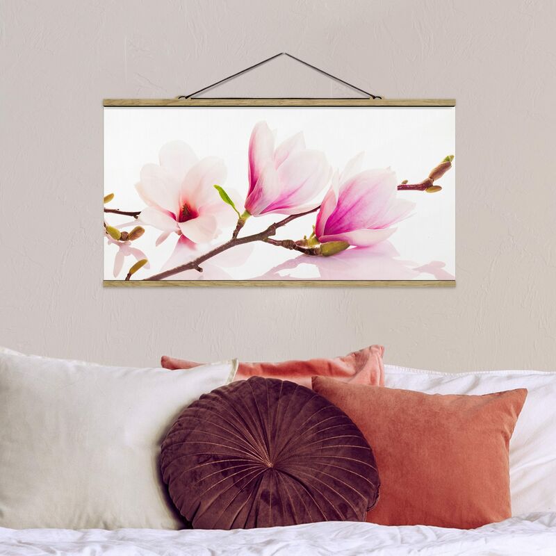 

Imagen de tela - Delicate Magnolia Branch - Apaisado 1:2 Dimensión LxA: 50cm x 100cm