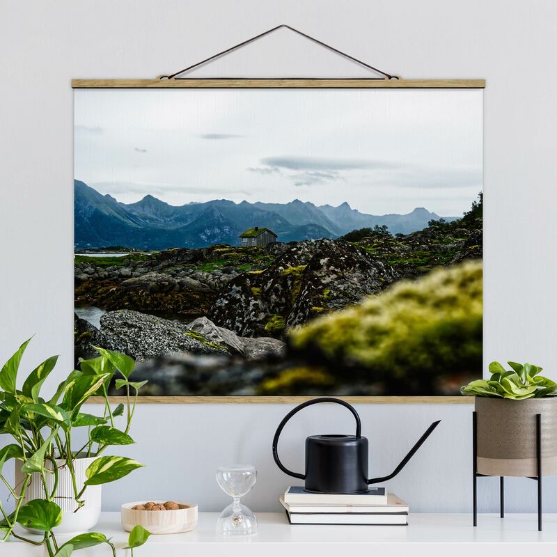 

Imagen de tela - Desolate Hut In Norway - Apaisado 3:4 Dimensión LxA: 60cm x 80cm