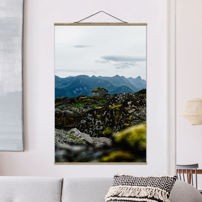 

Imagen de tela - Desolate Hut In Norway - Alto 3:2 Dimensión LxA: 52.5cm x 35cm