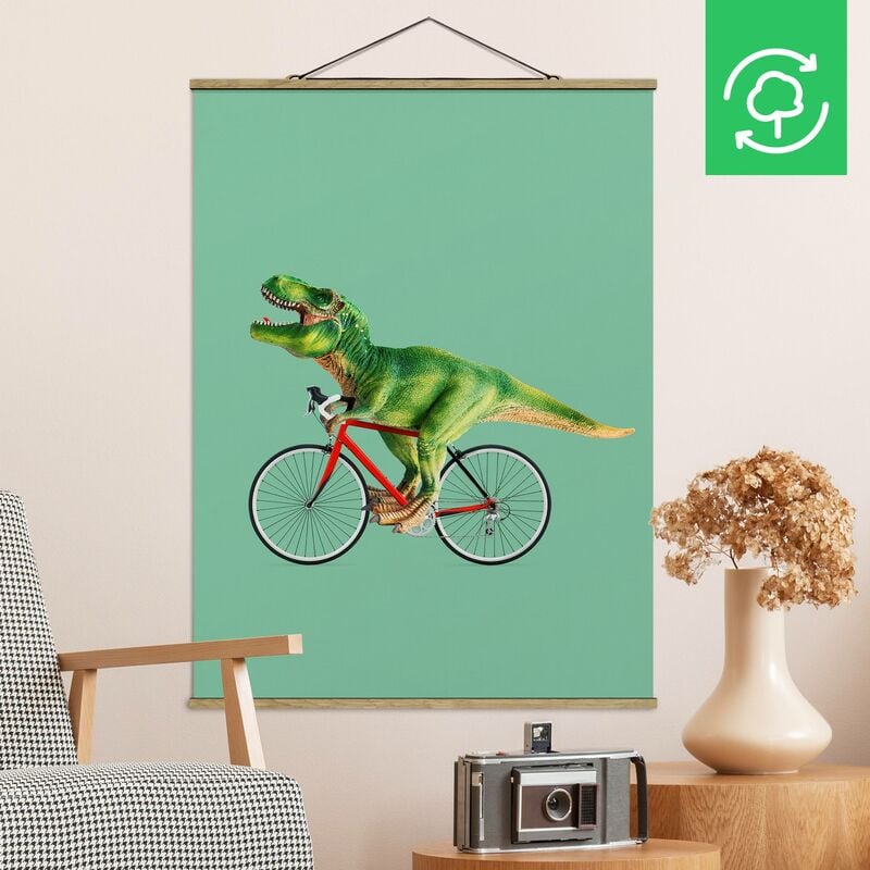 

Imagen de tela - Dinosaur With Bicycle - Alto 4:3 Dimensión LxA: 133.5cm x 100cm