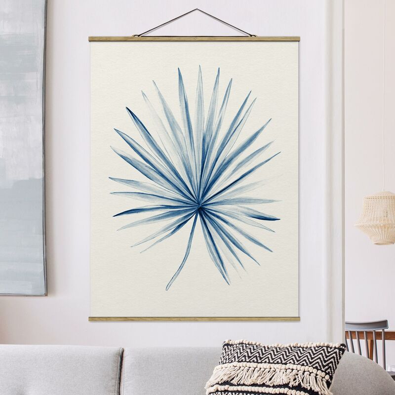 

Imagen de tela - Drawing Tropical Fan Palm In Indigo - Alto 4:3 Dimensión LxA: 133.5cm x 100cm
