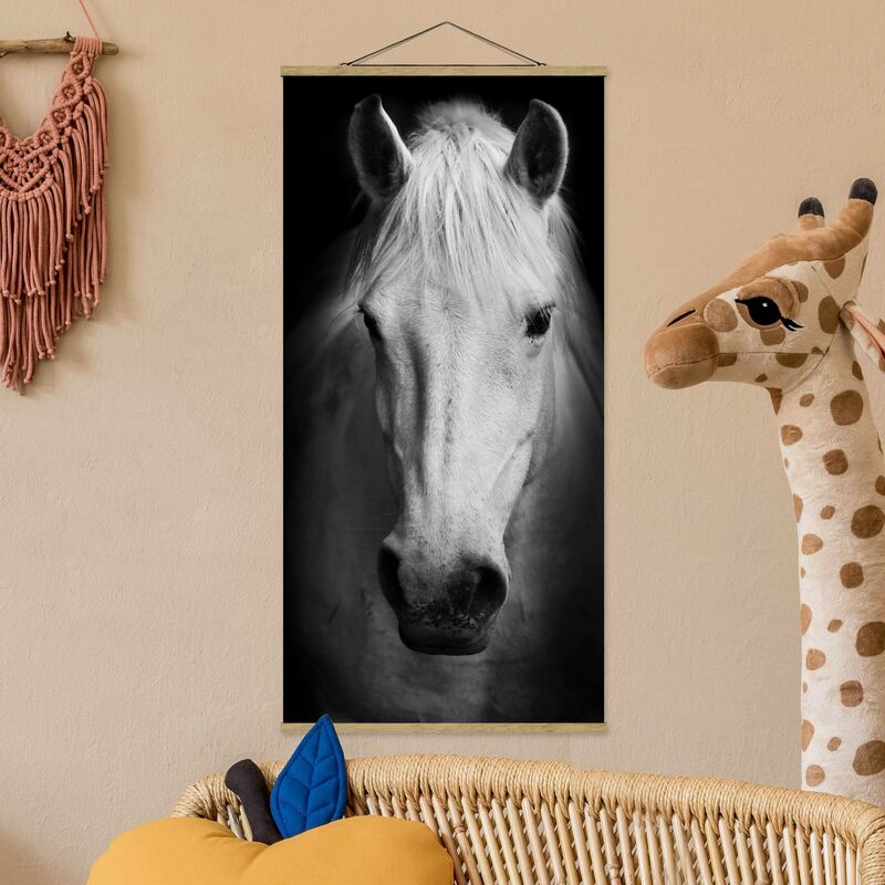 

Imagen de tela - Dream Of A Horse - Alto 2:1 Dimensión LxA: 100cm x 50cm