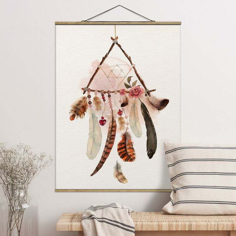 

Imagen de tela - Dreamcatcher Triangle - Alto 4:3 Dimensión LxA: 106.5cm x 80cm