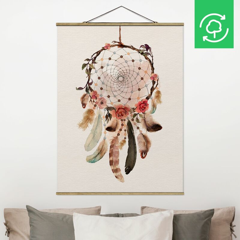 

Imagen de tela - Dreamcatcher With Beads - Alto 4:3 Dimensión LxA: 66.4cm x 50cm