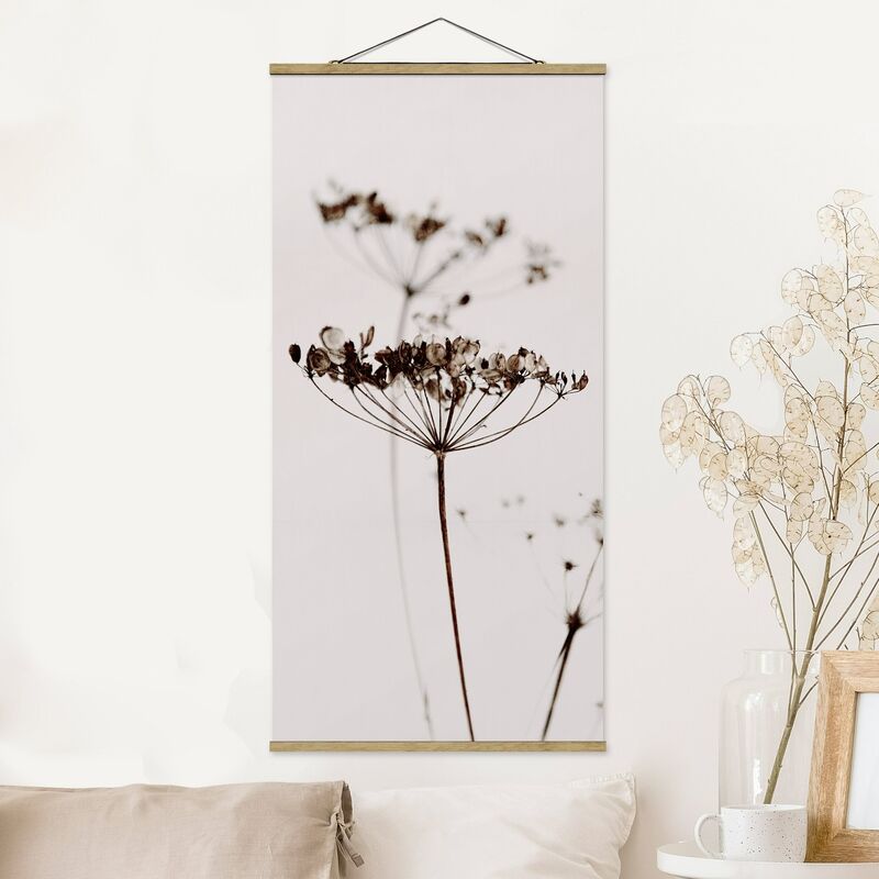 

Imagen de tela - Dried Flower And Shadows - Alto 2:1 Dimensión LxA: 70cm x 35cm