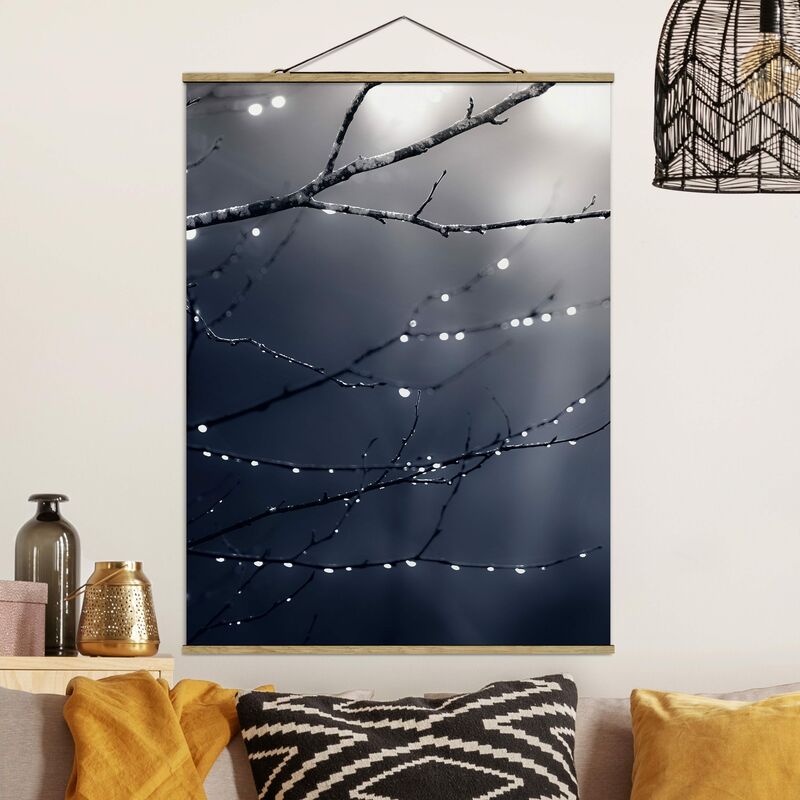 

Imagen de tela - Drops Of Light On A Branch Of A Birch Tree - Alto 4:3 Dimensión LxA: 133.5cm x 100cm