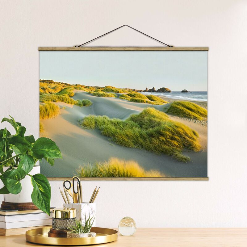 

Imagen de tela - Dunes And Grasses At The Sea - Apaisado 3:4 Dimensión LxA: 60cm x 80cm