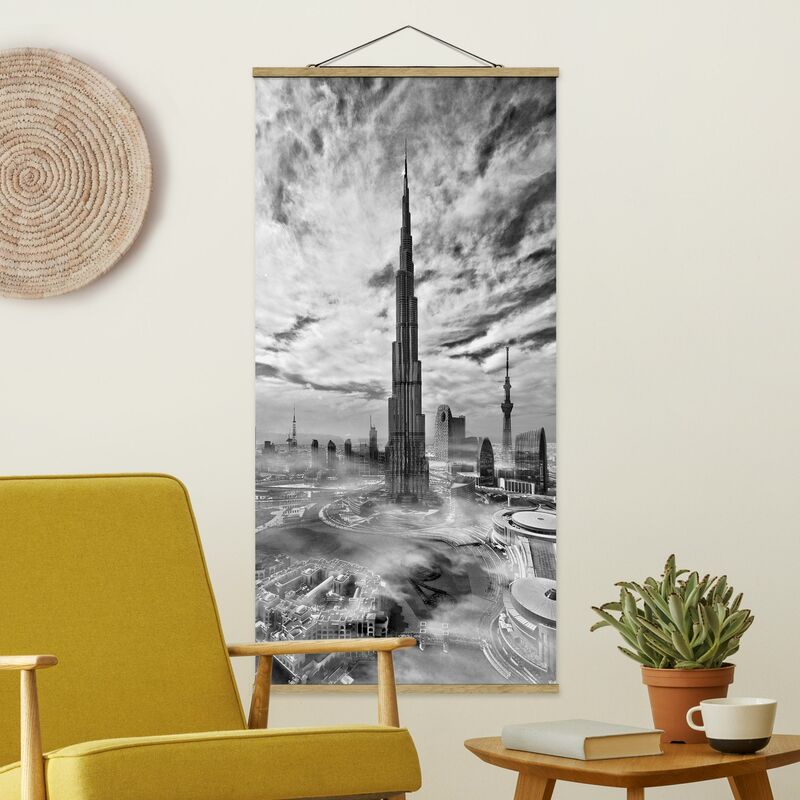 

Imagen de tela - Dubai Super Skyline - Alto 2:1 Dimensión LxA: 100cm x 50cm