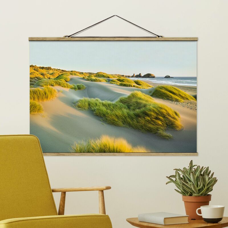 

Imagen de tela - Dunes And Grasses At The Sea - Apaisado 2:3 Dimensión LxA: 33.5cm x 50cm