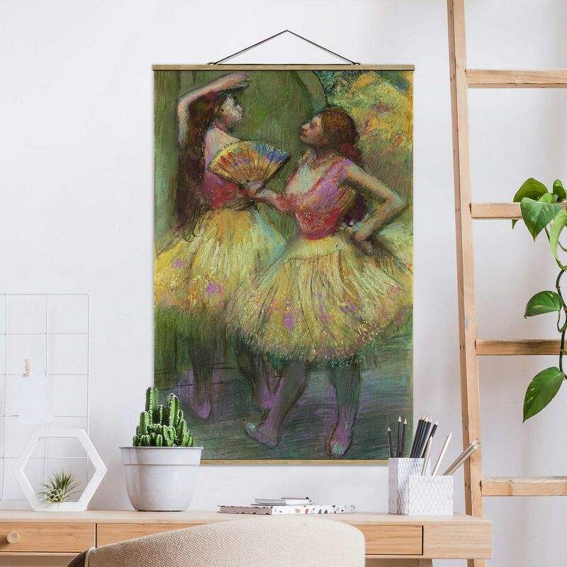 

Imagen de tela - Edgar Degas - Two Dancers - Alto 3:2 Dimensión LxA: 75cm x 50cm