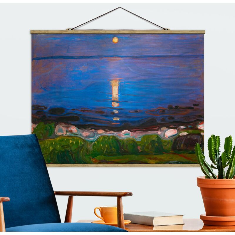 

Imagen de tela - Edvard Munch - Summer Night On The Sea Beach - Apaisado 3:4 Dimensión LxA: 26cm x 35cm