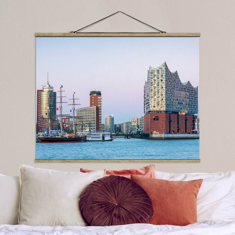 

Imagen de tela - Elbphilharmonie Hamburg - Apaisado 3:4 Dimensión LxA: 75cm x 100cm