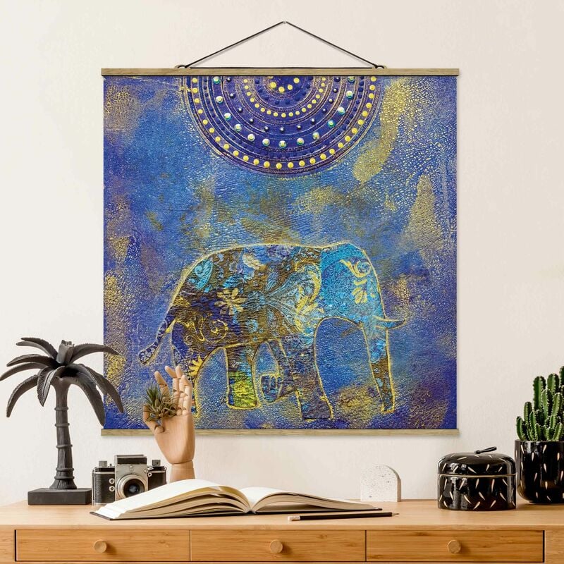 

Imagen de tela - Elephant In Marrakech - Cuadrado 1:1 Dimensión LxA: 50cm x 50cm