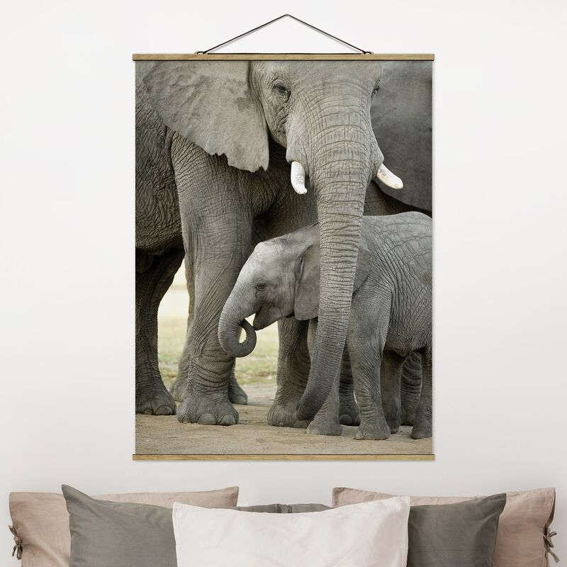 

Imagen de tela - Elephant Love - Alto 4:3 Dimensión LxA: 106.5cm x 80cm