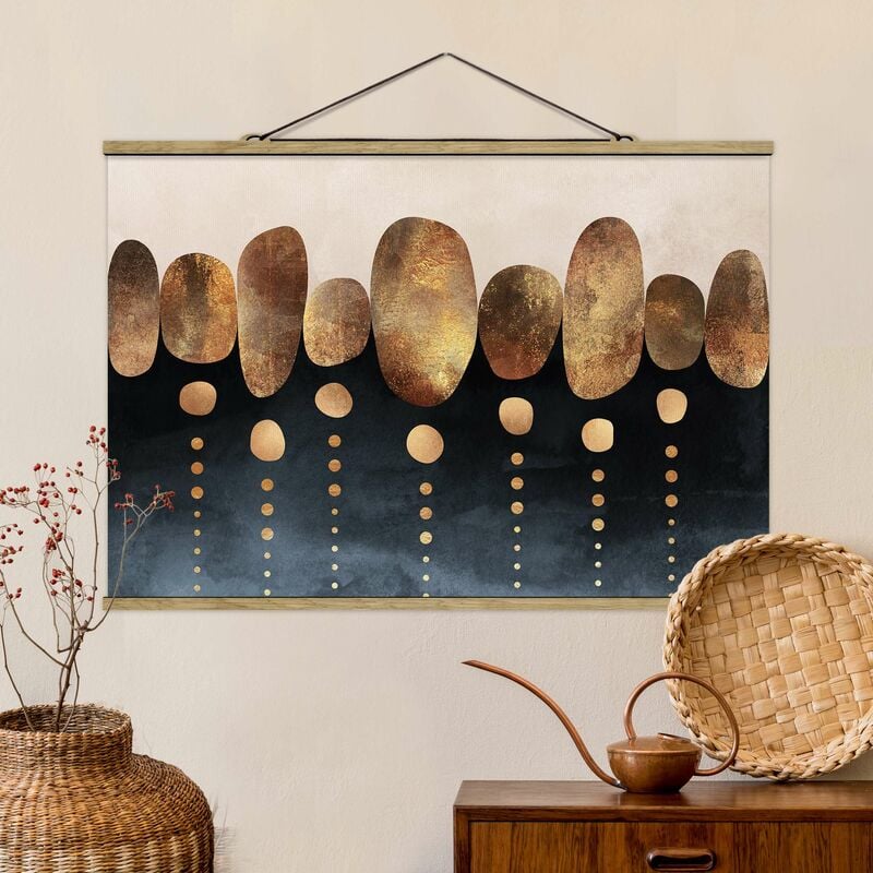 

Imagen de tela - Elisabeth Fredriksson - Abstract Golden Stones - Apaisado 2:3 Dimensión LxA: 53.5cm x 80cm