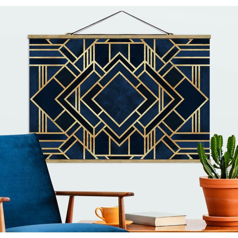

Imagen de tela - Elisabeth Fredriksson - Art Deco Gold - Apaisado 2:3 Dimensión LxA: 53.5cm x 80cm